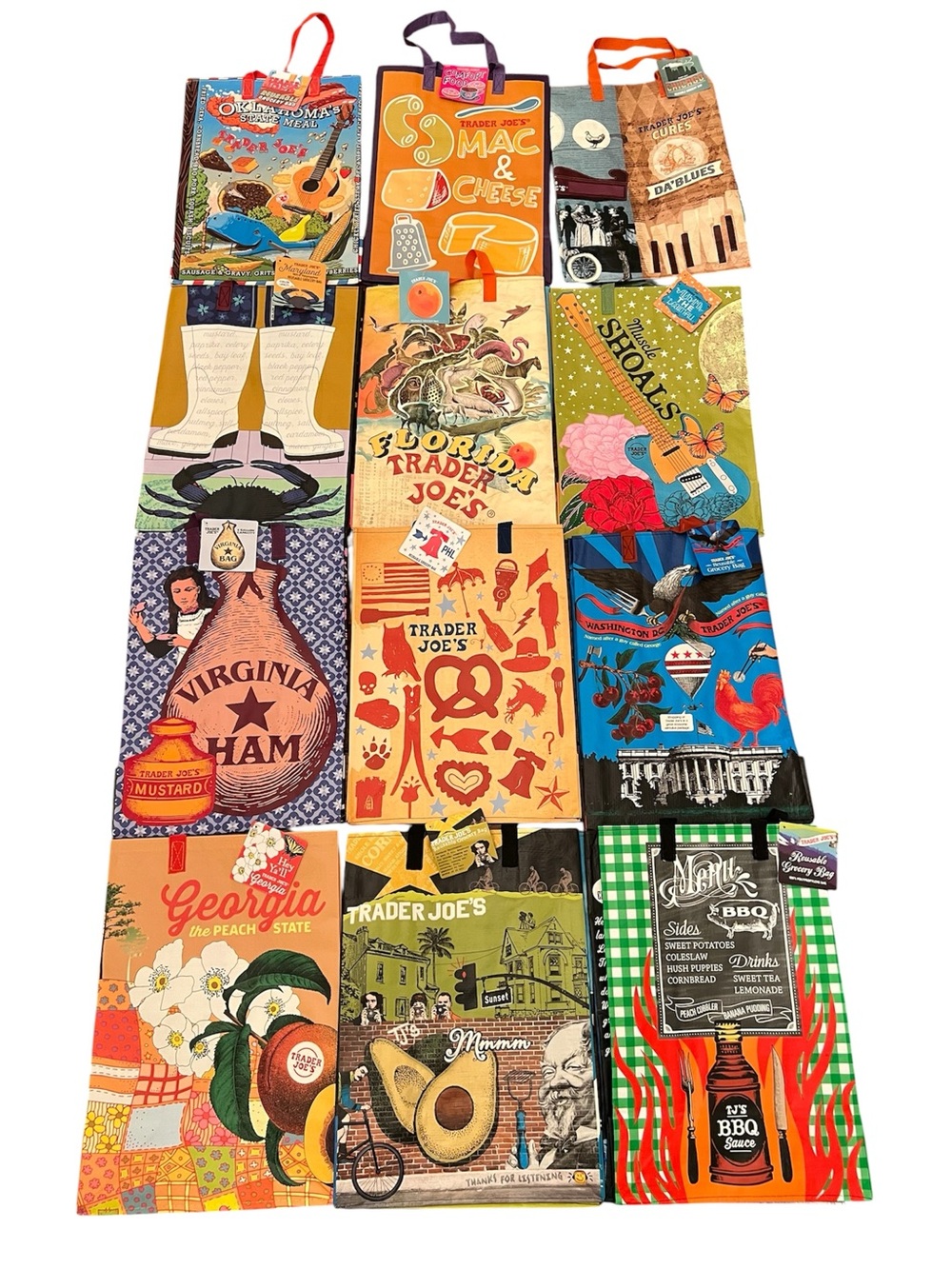 12 Trader Joe’s state bags New with tags